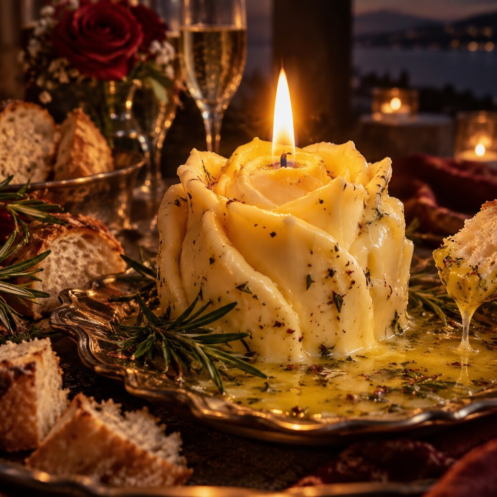 ВершкоСвічка «Троянда» 🌹🕯️