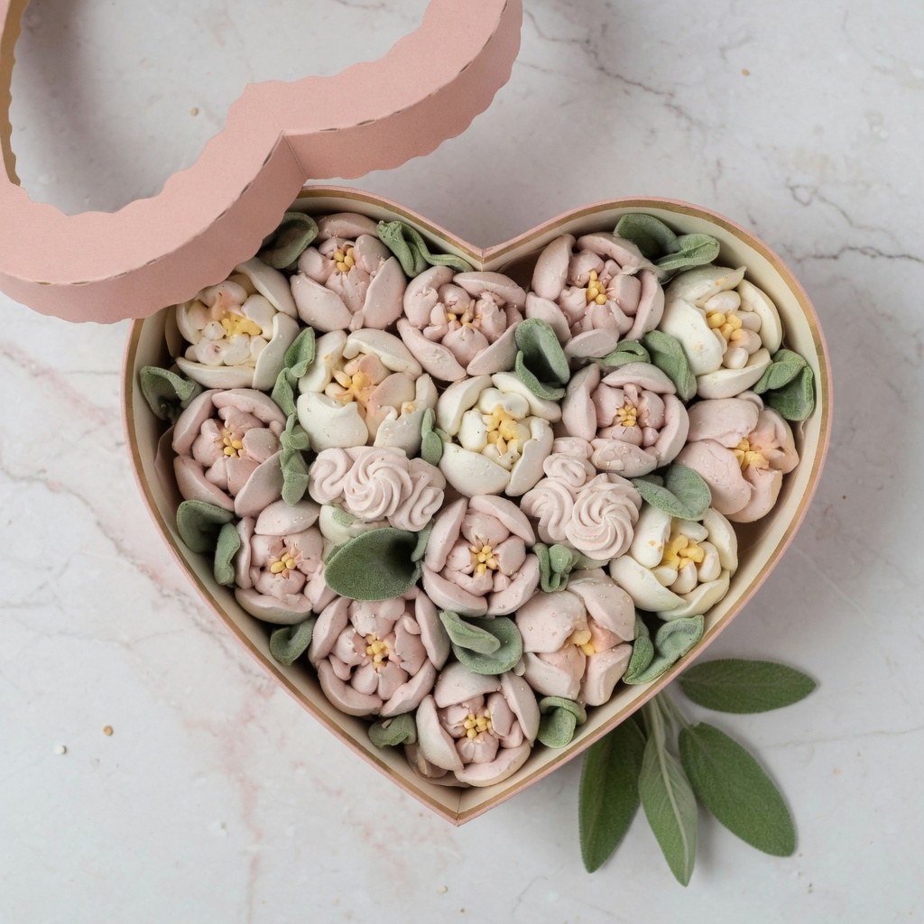 Серце з мініквітів 💗